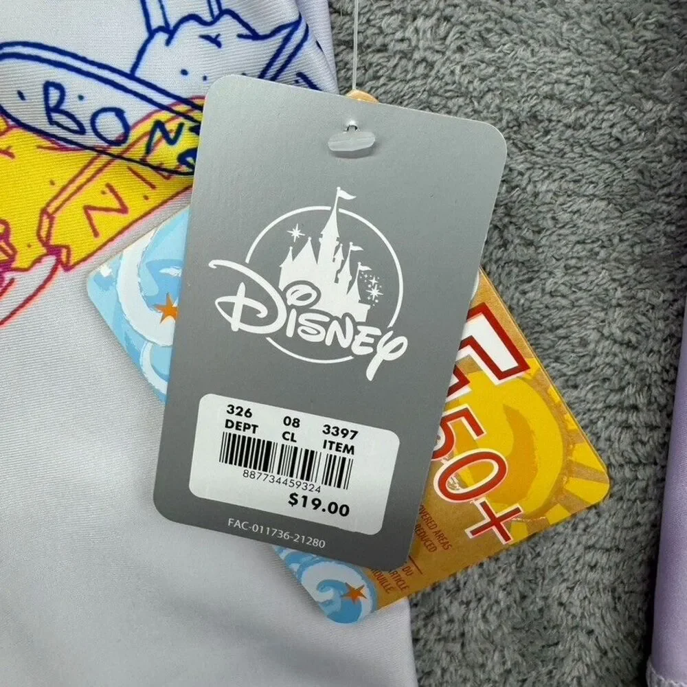 Disney Toy Story 4 Rash Guard Kids 3 Forky Long Sleeve Swim Shirt UPF 50+ NWT